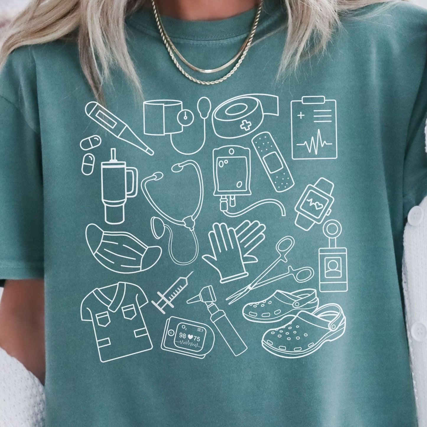 Nursing Doodle T-shirt