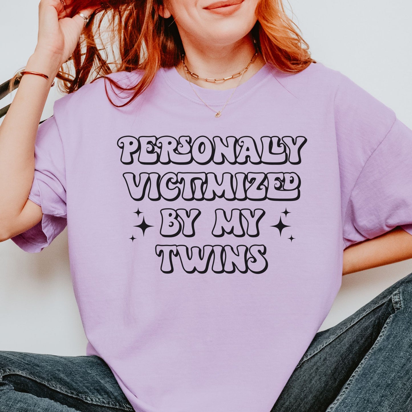 Humorous shirt for Twin Mama / Personally Victimized by my Twins Tee