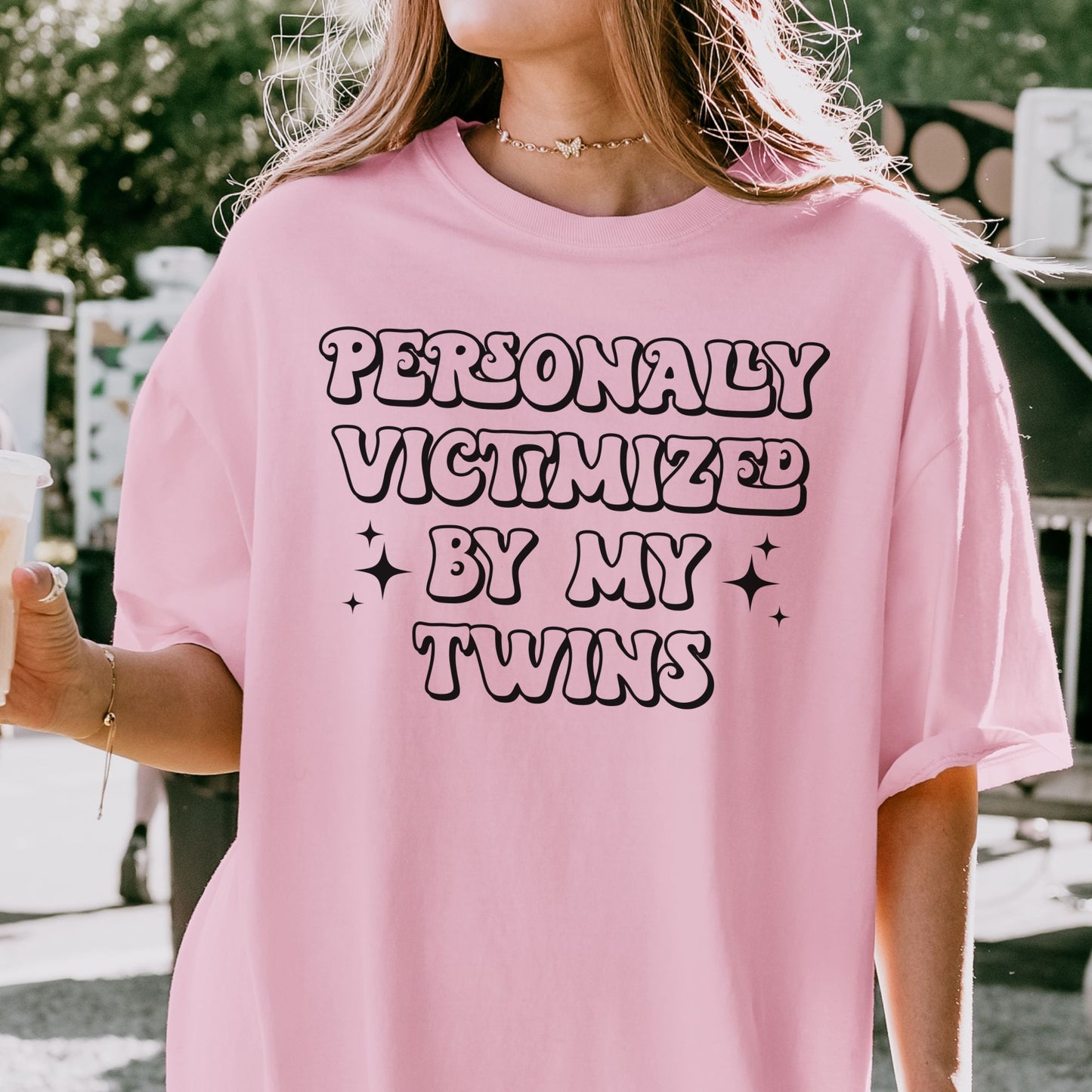 Humorous shirt for Twin Mama / Personally Victimized by my Twins Tee