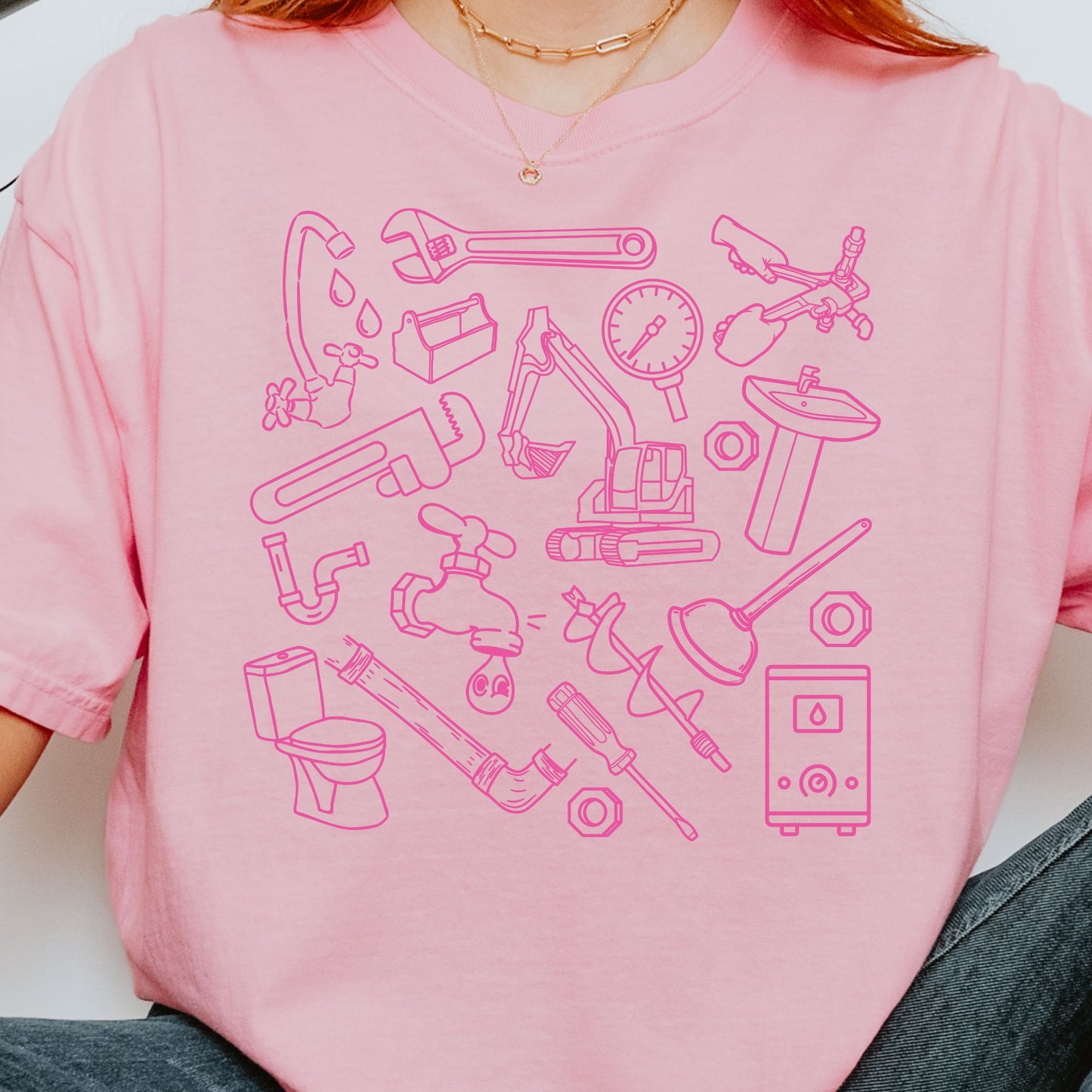 Plumbing Doodle T-shirt