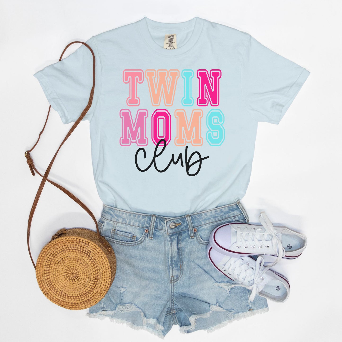 Twin Moms Club Tee