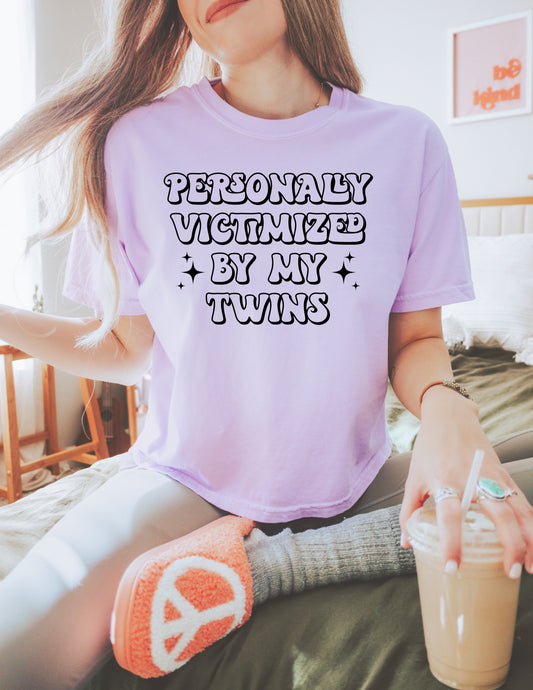 Humorous BOXY fit T-shirt for mother of twins