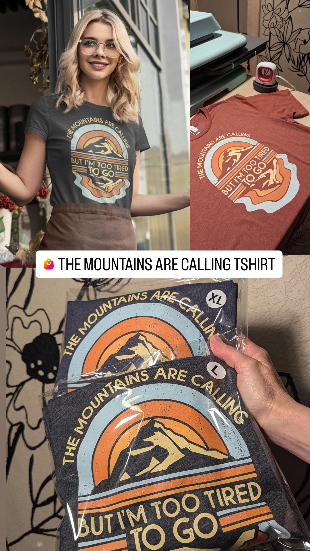 The Mountains Are Calling Funny T-Shirt