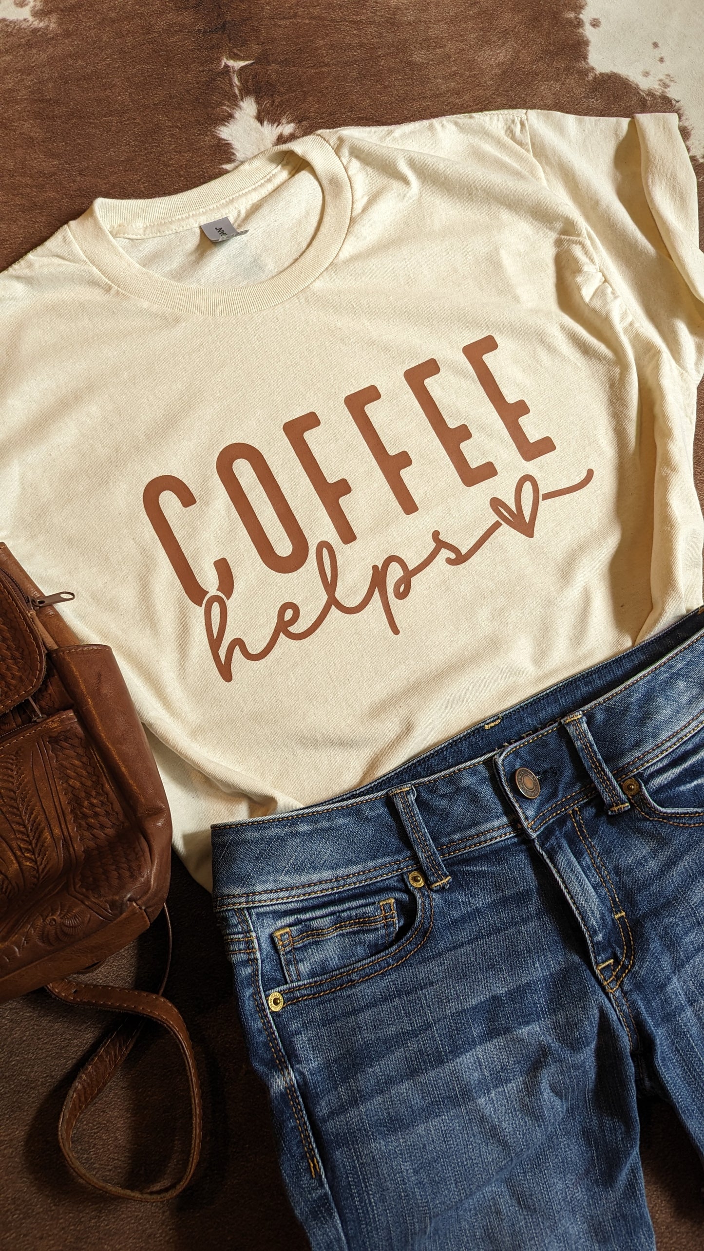 Coffee Helps Tee for coffee lovers