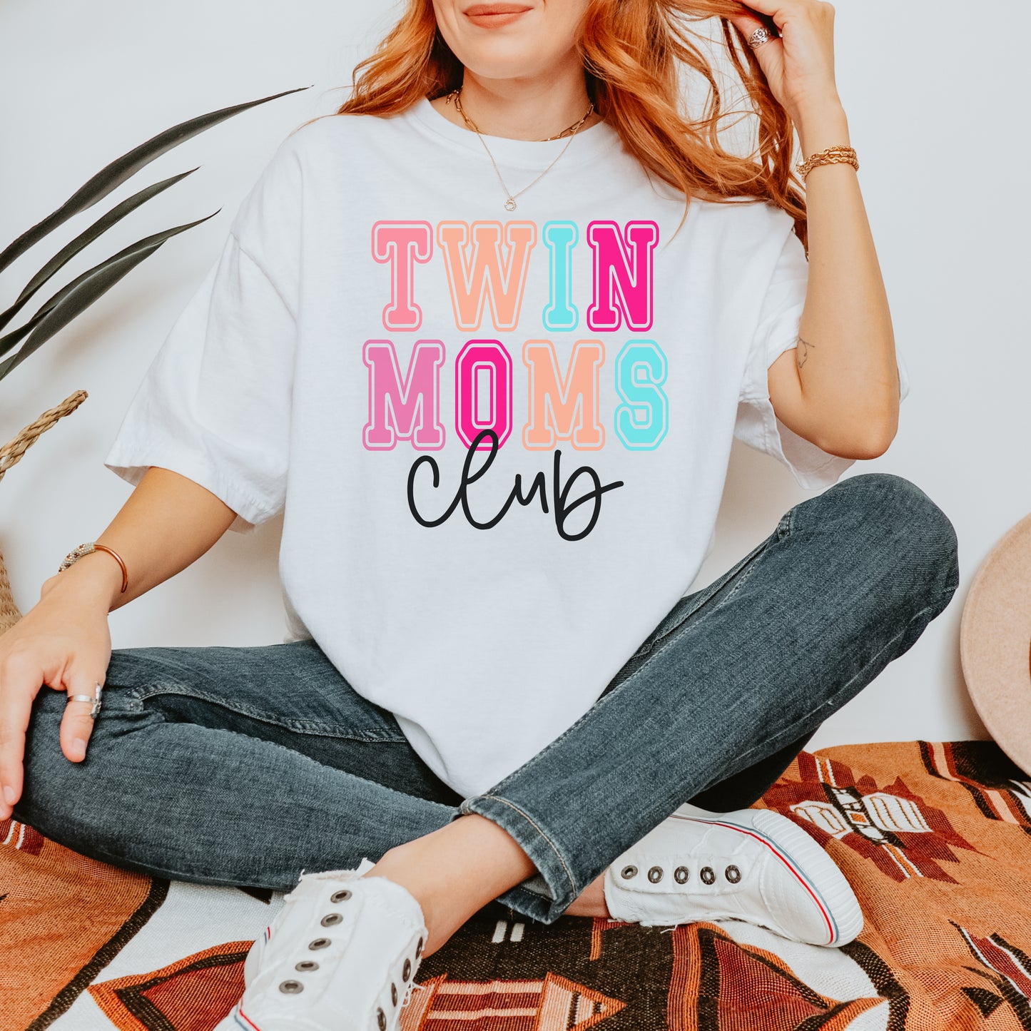 Twin Moms Club Tee