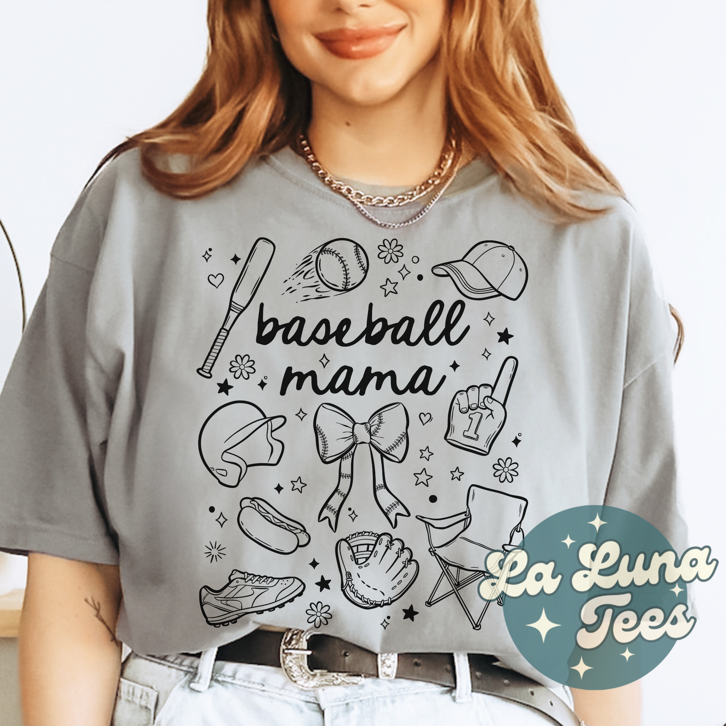 Baseball Softball Mama Auntie Bleacher Years Biggest and loudest Fan T-shirt