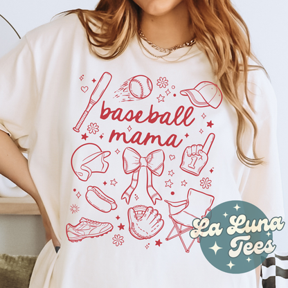Baseball Softball Mama Auntie Bleacher Years Biggest and loudest Fan T-shirt