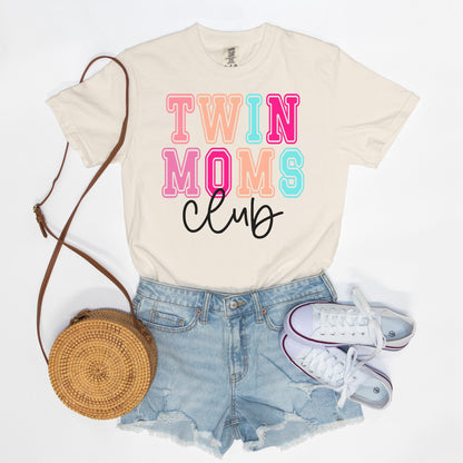 Twin Moms Club Tee