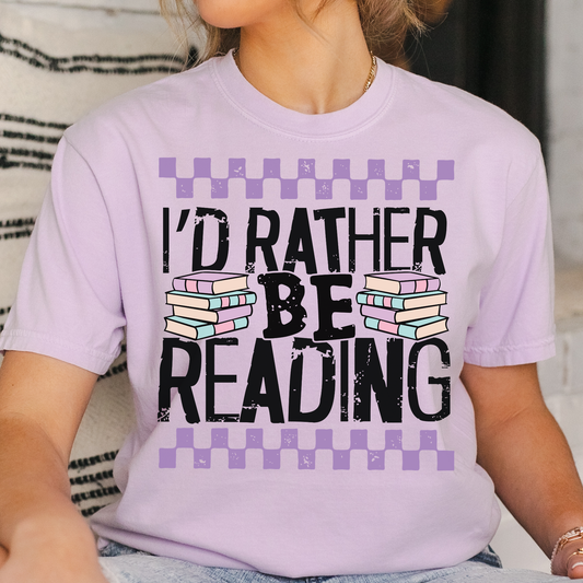I'd Rather Be Reading Tee