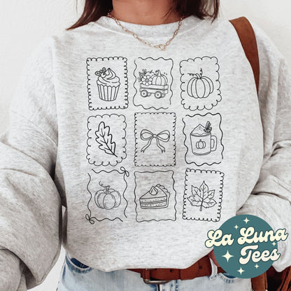 Fall Postage Stamp collage