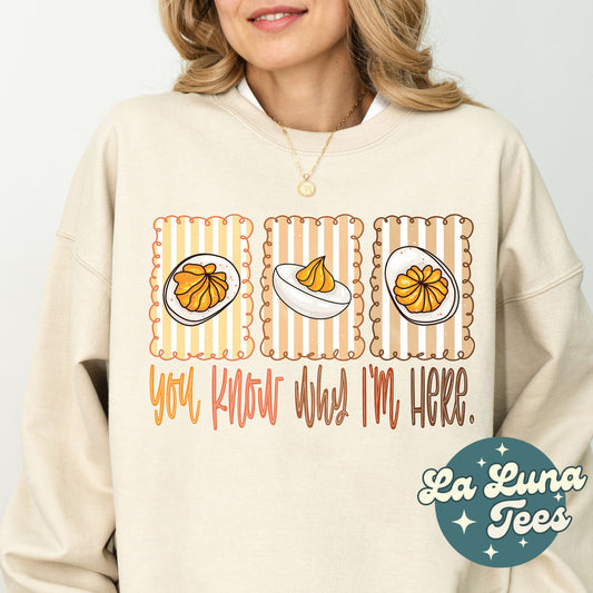 Fall Deviled Eggs Sweatshirt