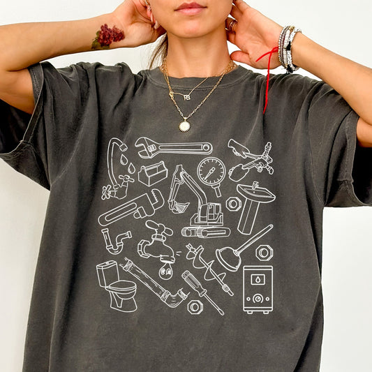 Plumbing Doodle T-shirt