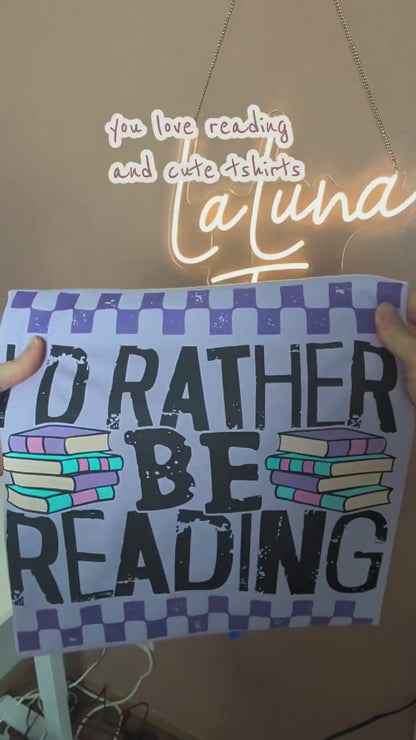 I'd Rather Be Reading Tee