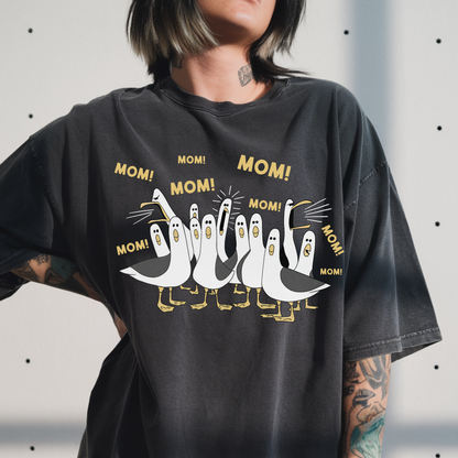 MOM! Birds Tee, funny tshirt for mama, mommy humorous shirt