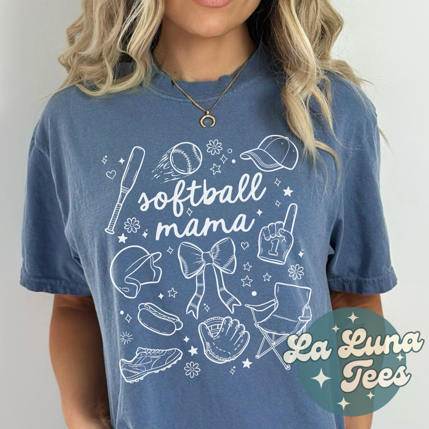 Baseball Softball Mama Auntie Bleacher Years Biggest and loudest Fan T-shirt